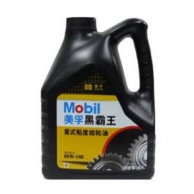 MOBIL/美孚 黑霸王车用齿轮油 黑霸王85W140 4L×6瓶 1箱