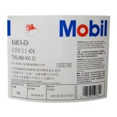 MOBIL/美孚 回转式空压机油 RARUS424 18L 1桶